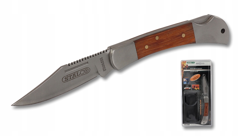 

Nóż Monterski 180mm Stalco S-17765