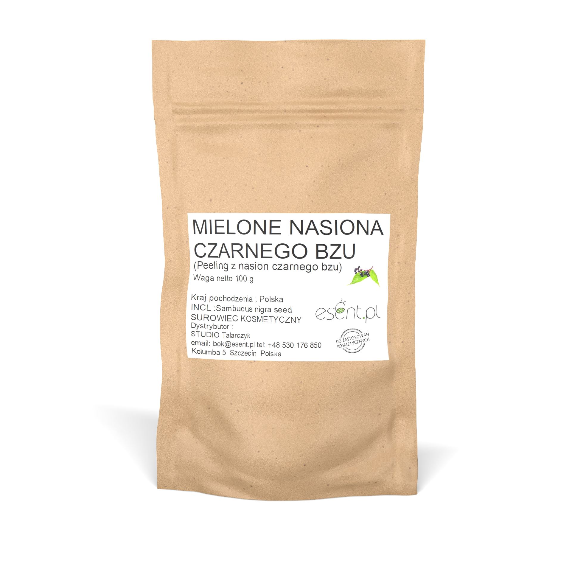 

Mielone nasiona czarnego bzu (baza do peelingu)100