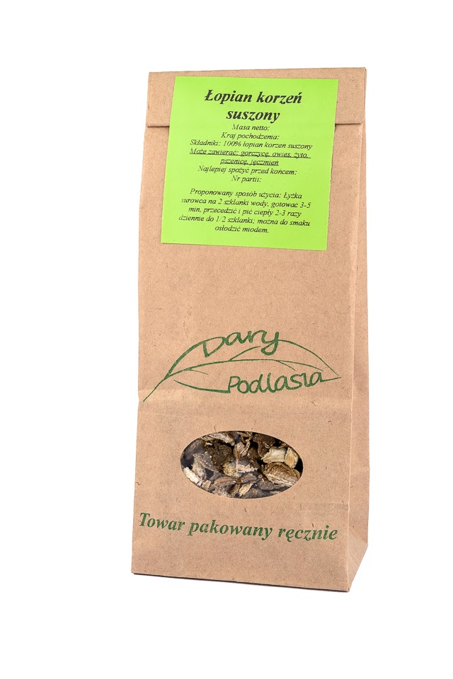 

Łopian korzeń Zioła 200g Dary Podlasia