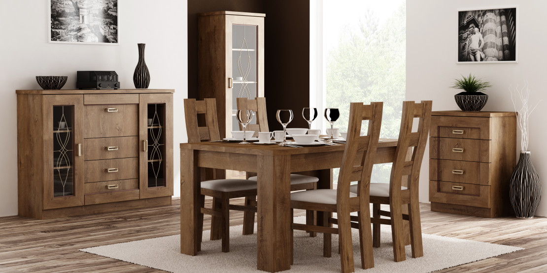 KOMODA TADEUSZ T14 + GRATIS !!! JARSTOL Wysokość mebla 110 cm