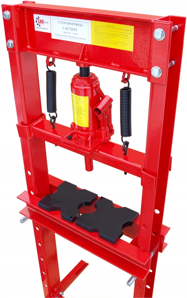 PRASA 12T HYDRAULICZNA PLYTY Z WYCIECIAMI MOCNA Weight with packaging 50 kg