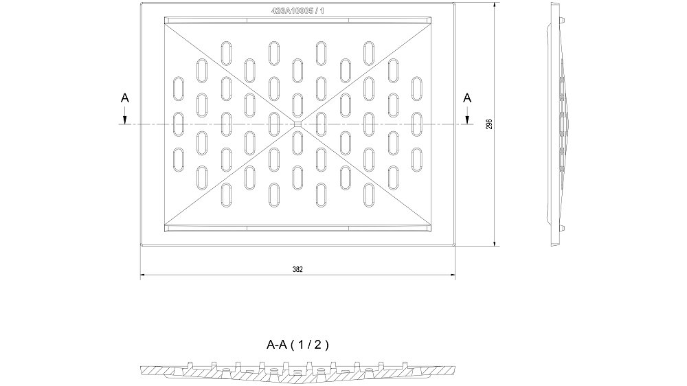 CZĘŚCI RUSZT ŻELIWNY KOMINKOWY do WKŁADU AMELIA Waga produktu z opakowaniem jednostkowym 5.9 kg