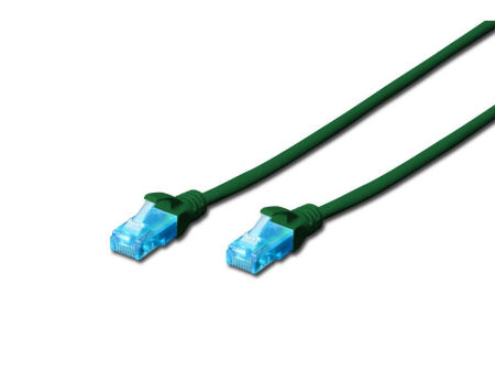 Patch cord Utp kat. 5e 3m zielony Digitus DK-1512-030/G