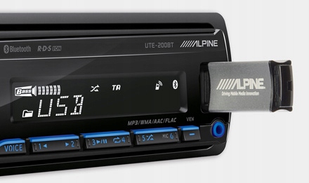 ALPINE UTE-200BT RADIO USB Bluetooth AUDI A4 B6 Moc wzmacniacza 50 W