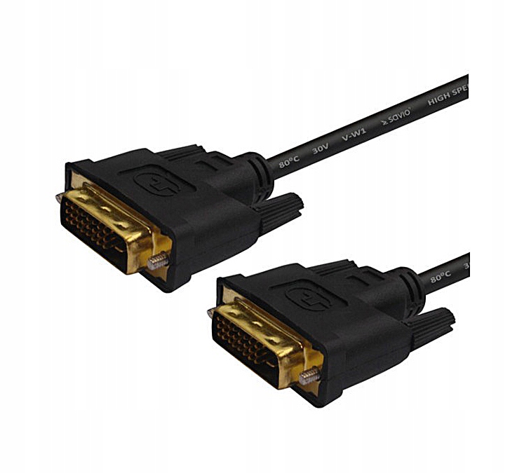 DVI-DVI-D Dual-Link кабель 24 + 1 ферритовые фильтры 1.8 м