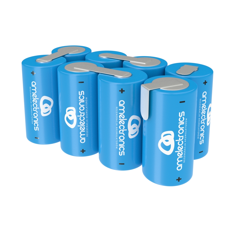 

Pakiet Akumulatorów 8 Ogniw Sc 9,6V 2000mAh Ni-cd