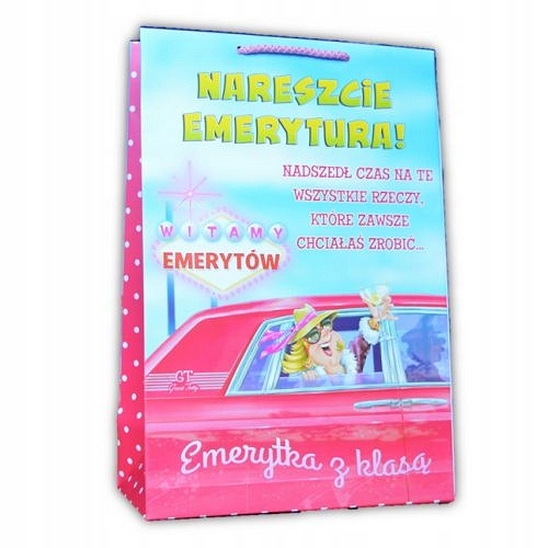 

Śmieszna Torebka 31 cm Emerytura