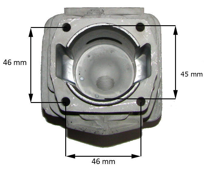 PIŁA SPALINOWA CYLINDER KOMPLET ŚWIECA 45 mm $$ Model piła