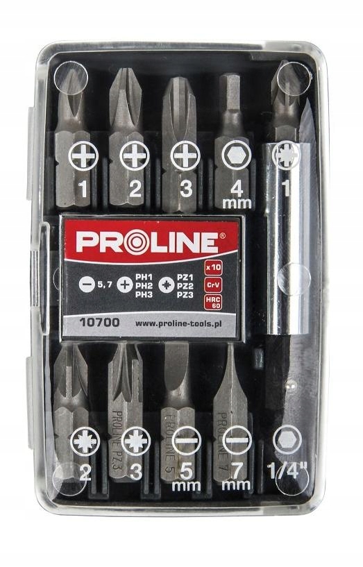 

Zestaw bitów z uchwytem magnetycznym 2 Proline
