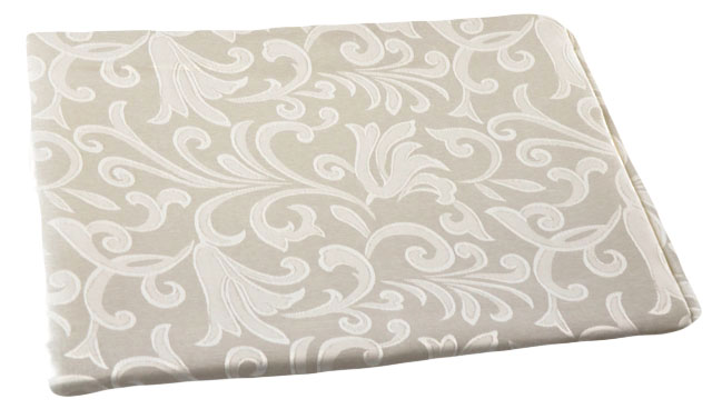 OBRUS PLAMOODPORNY 110x160cm biały, ecru ŚLICZNY!! Marka inna