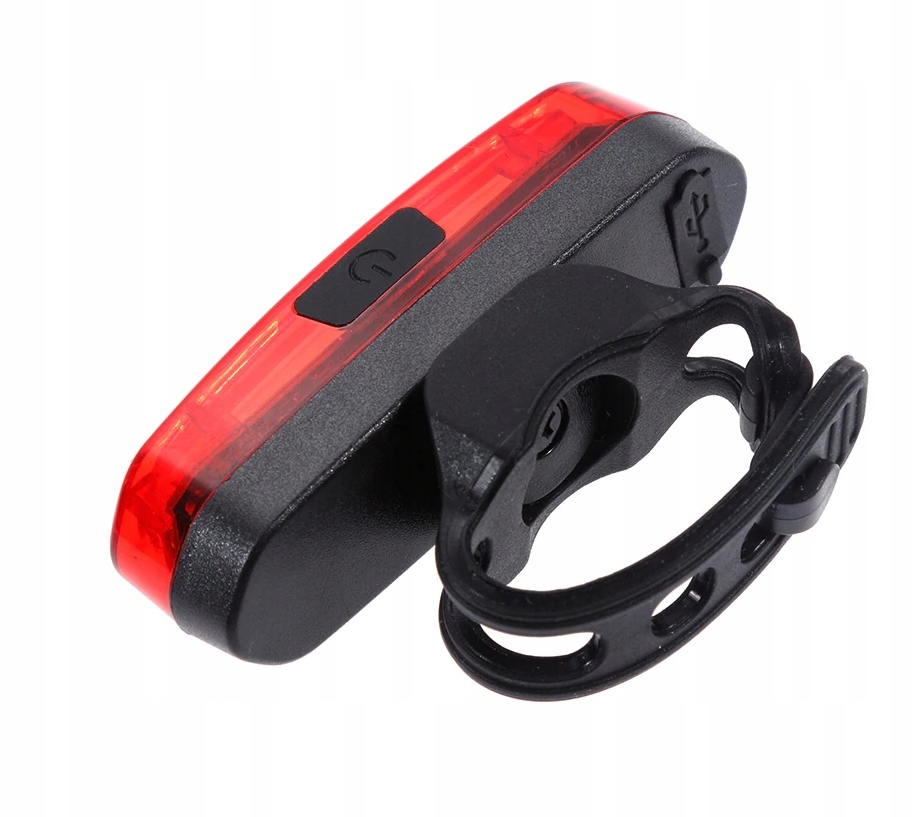 LAMPA ROWEROWA PRZÓD biała LED 120lm USB MEGA MOC Zasilanie USB