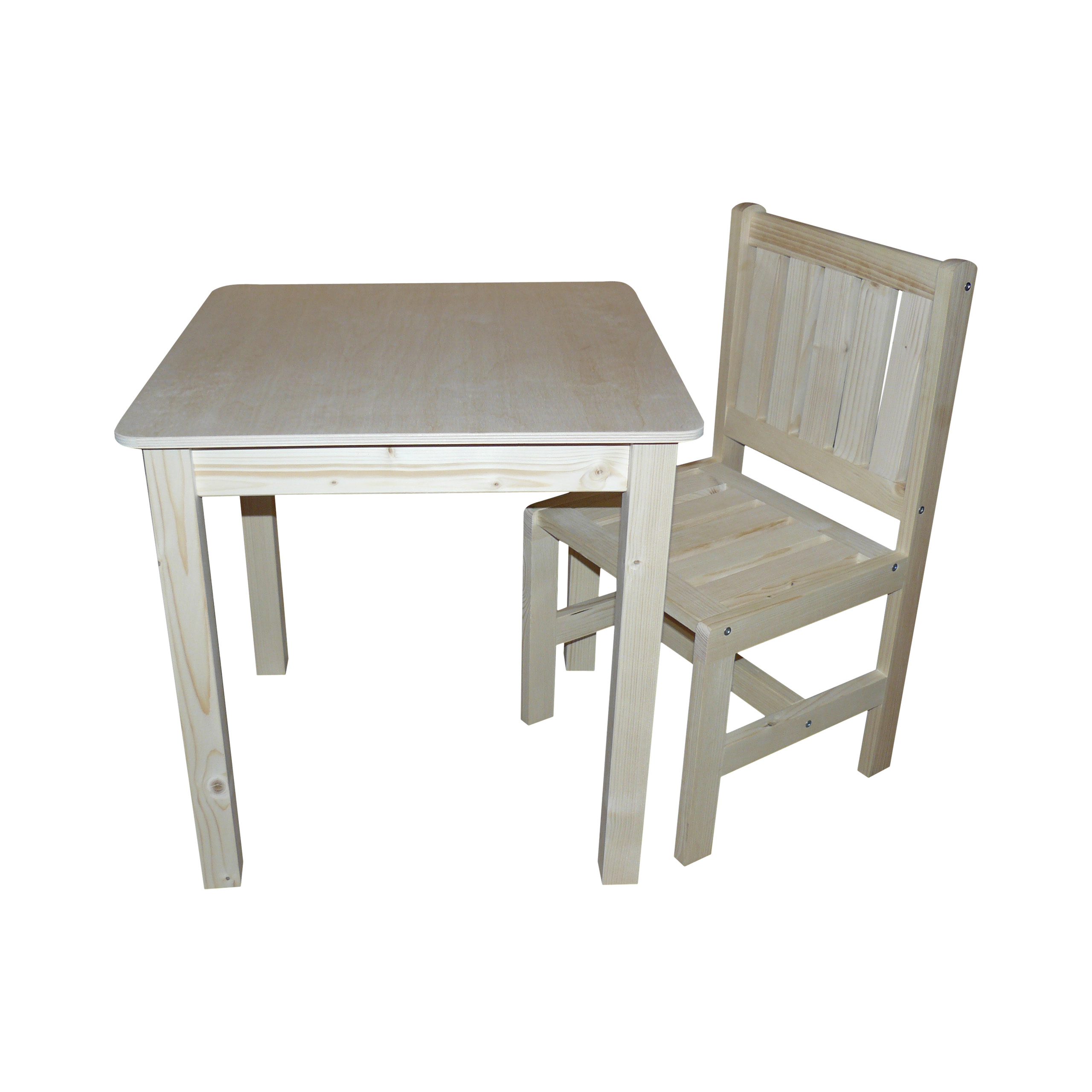 STOLIK I KRZESEŁKO DLA DZIECI 50/50 JUNIOR DREWNIANY ZESTAW POKÓJ DZIECKA