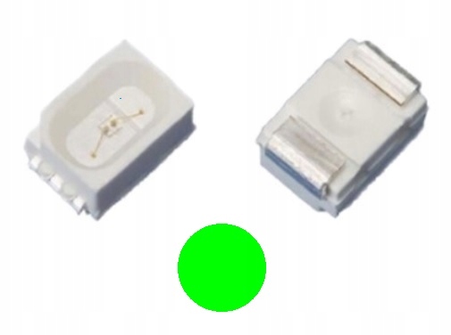 

Art Diody Led SMD-3020 Ultra pureGREEN 600mc 10szt