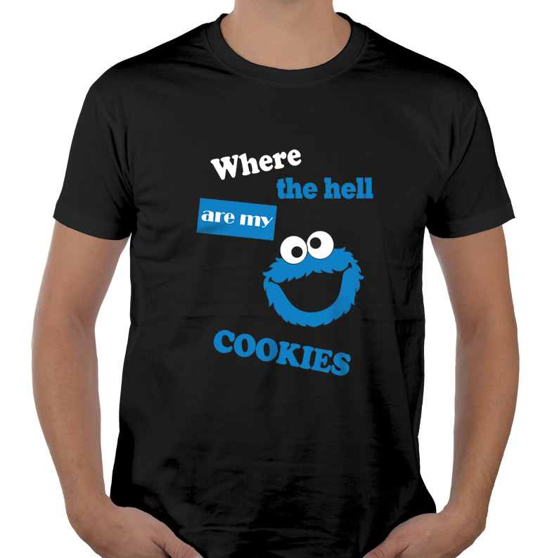 

Cookie Monster koszulka Ciasteczkowy Potwór XL