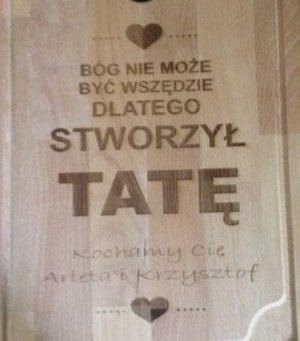

Duża Deska dla taty - Prezent