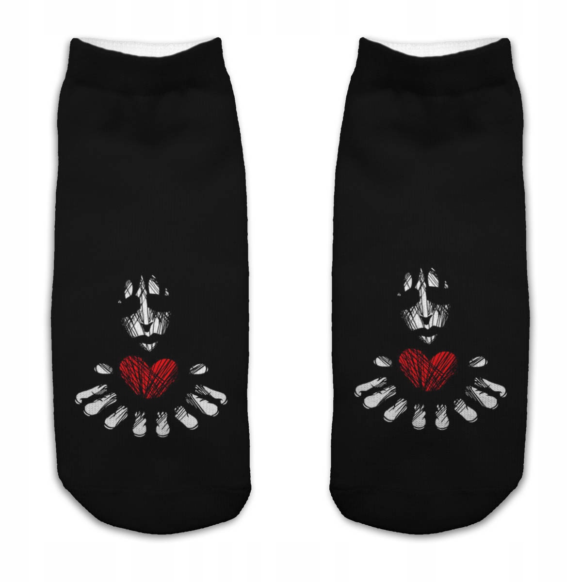 

Skarpetki Stopki Fullprint 3D Duchowe Serce Pl