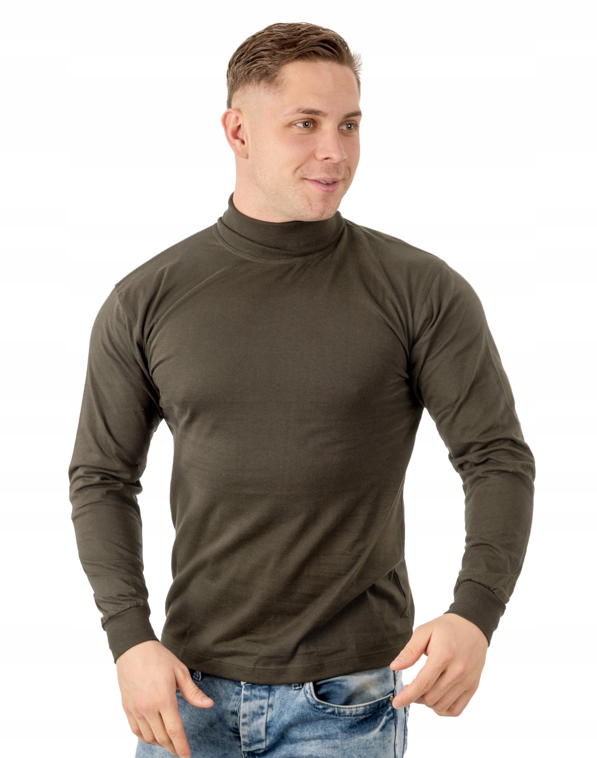 

Sweter Golf Męski Golfy Wxm r XL brązowy