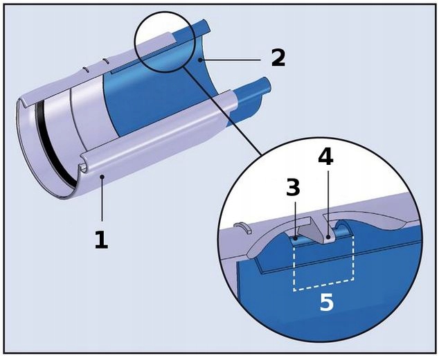 Rynny Marley Rzygacz Rury 53 Jasno Szary Średnica 53 mm