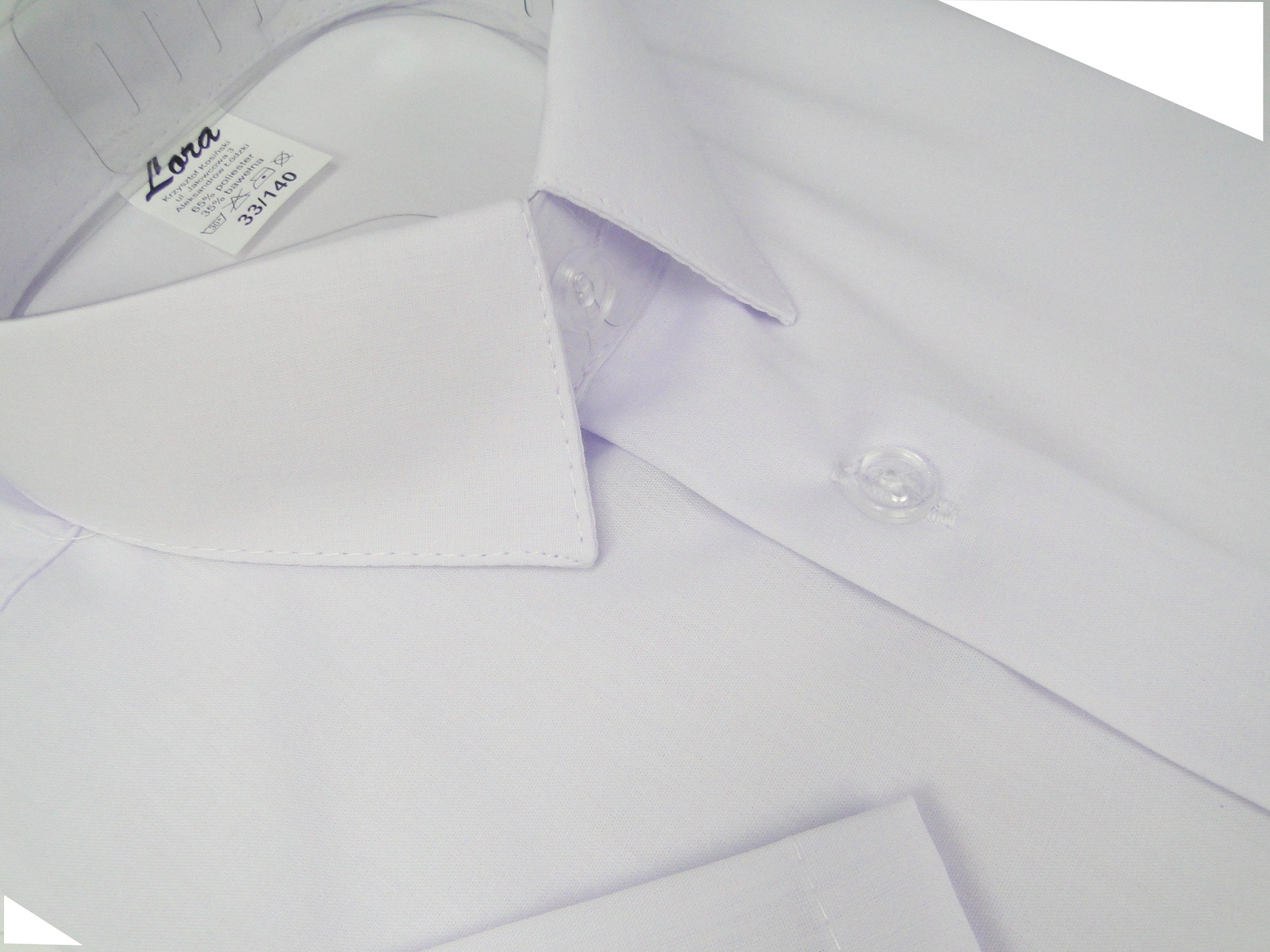 Koszula chłopięca wizytowa biała krótki rękaw 170 Marka Inna marka