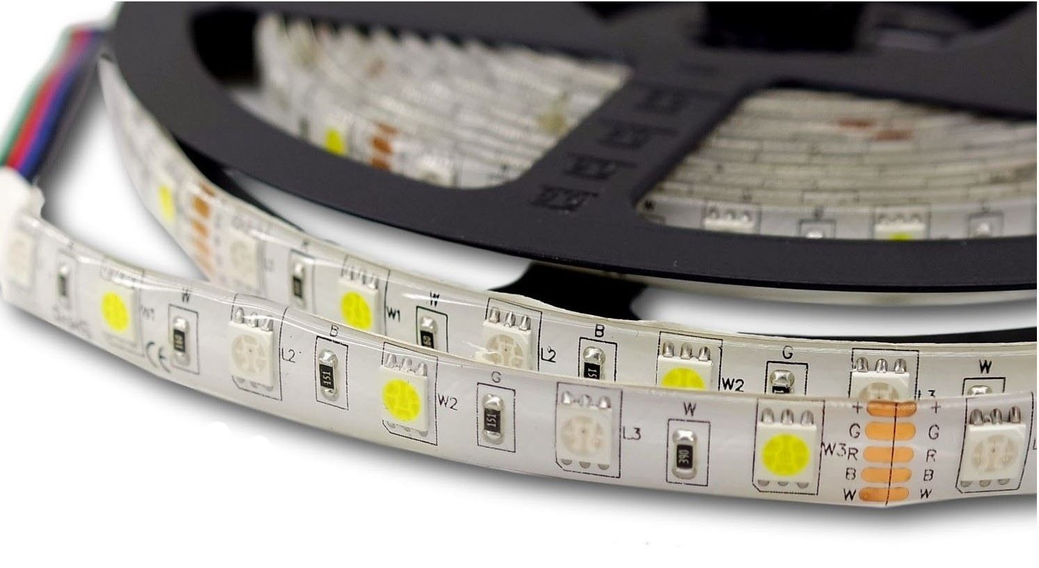 

Taśma Led 5050 300 Smd Rgbw kolorowa biała IP65 5m
