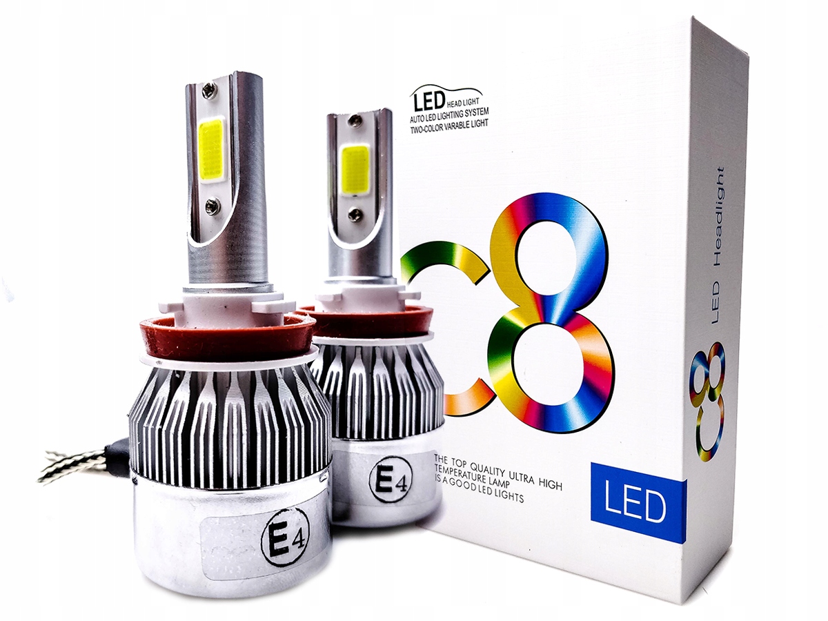 Żarówki Led h2 h3 h4 h7 h8 h21 hb3 hb4 hb5 16000lm