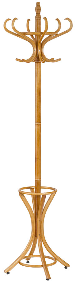 WIESZAK PODŁOGOWY DREWNIANY STOJAK UBRANIA = OLCHA Kod producenta HQ978