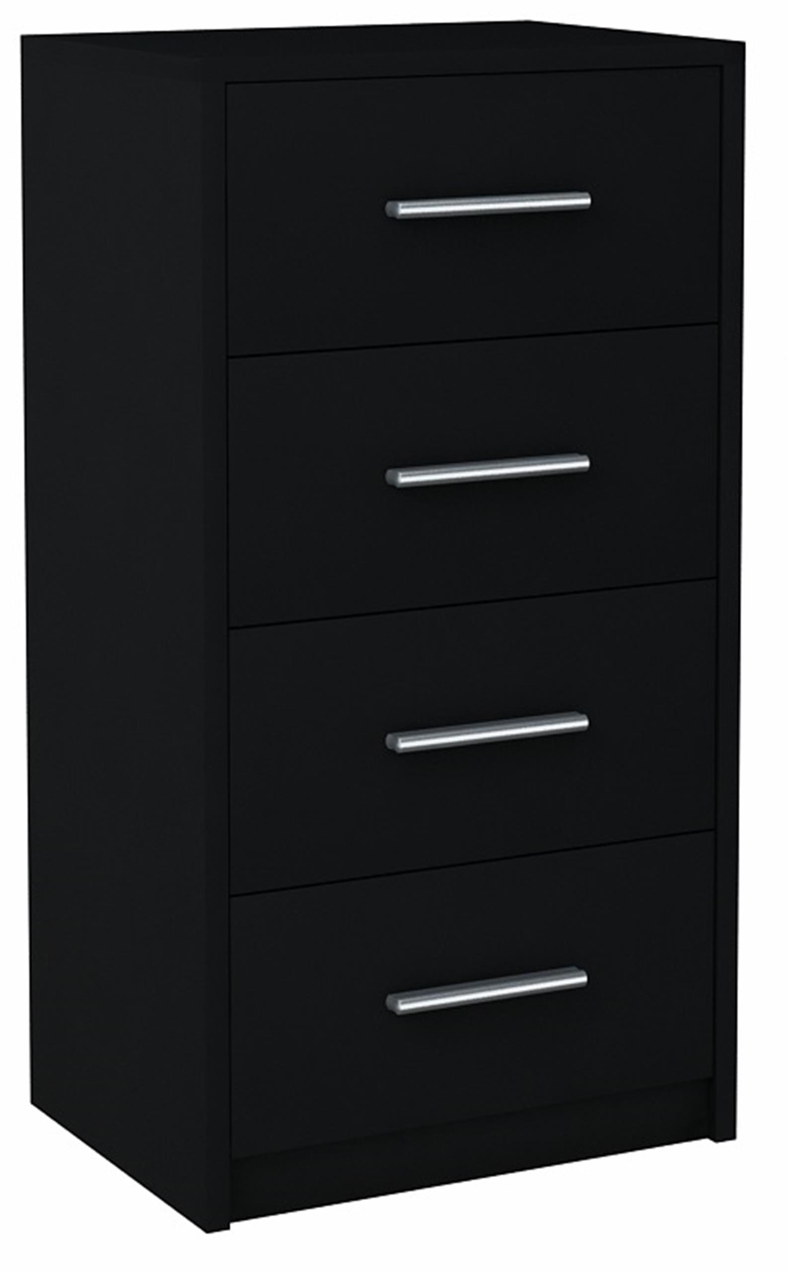 

Komoda szafka Bodo 4S Czarna 40cm regał szuflady