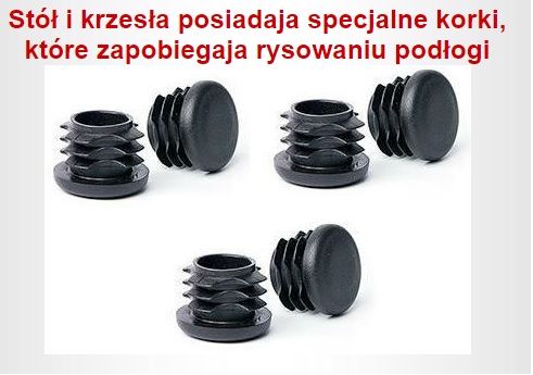 ZESTAW STÓŁ 120/70 CHROM +6 TULIPAN POLSKA KRZESŁA Kod producenta 1234