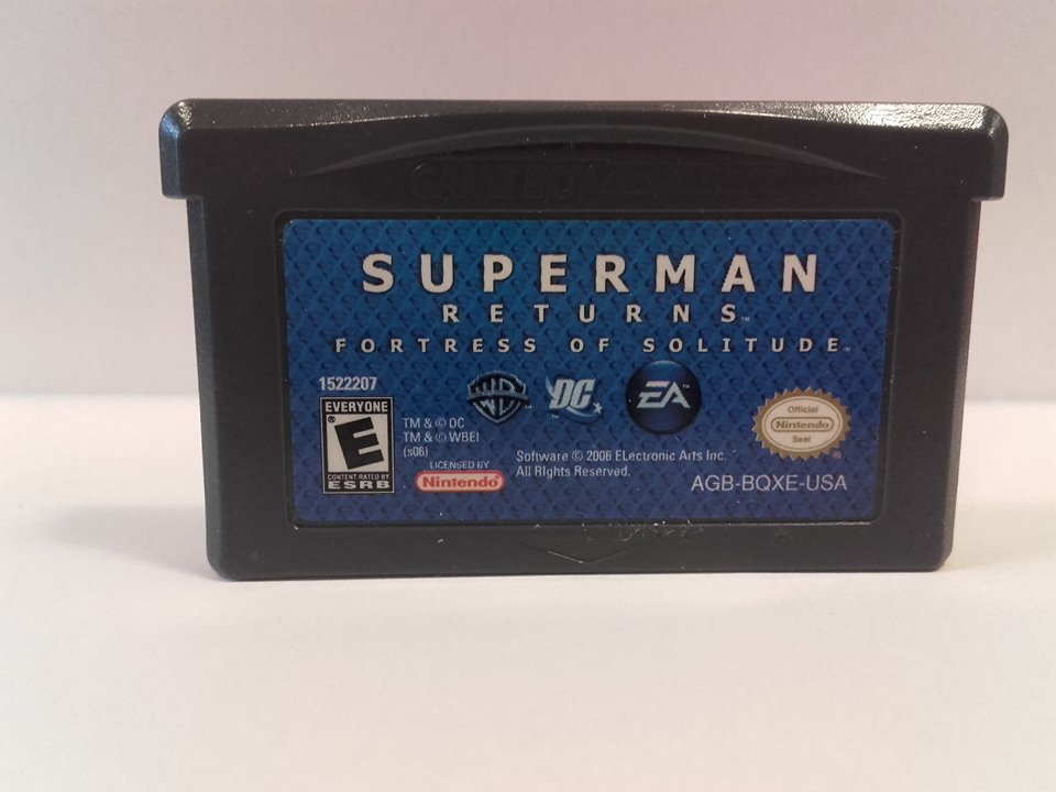 Superman Returns : Fortress of Solitude Platforma Nintendo Game Boy Advance