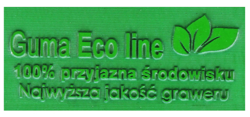 

Gumka laserowa Eco do pieczątki pieczątek