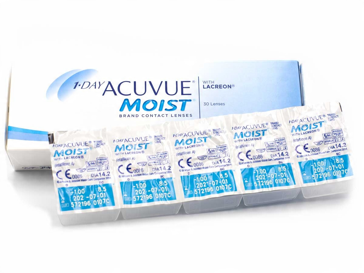 

1-DAY Acuvue Moist 90szt -2,25 8.5