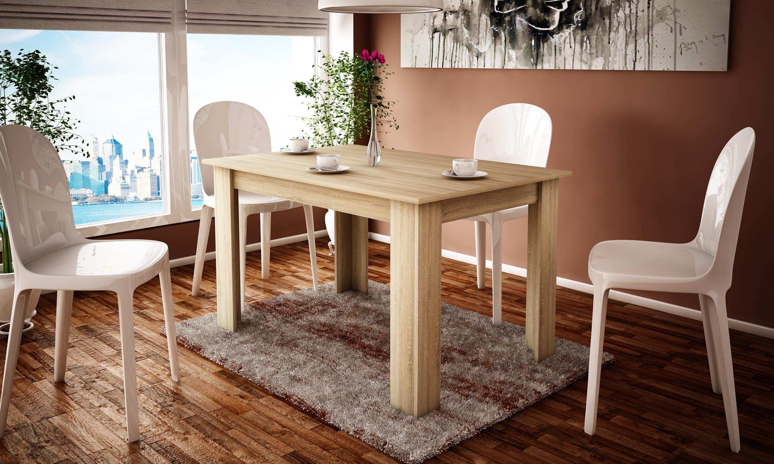 Stół KONGO 120X80 SONOMA stolik do kuchni salonu UFC Marka Matkam