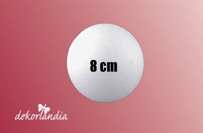 Kula Styropianowa Kule styropianowe bombki 8cm 1sz Materiał styropian