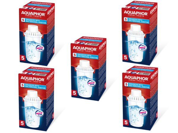 

Wkład filtr do wody Aquaphor B100-5 5szt na 15m-cy