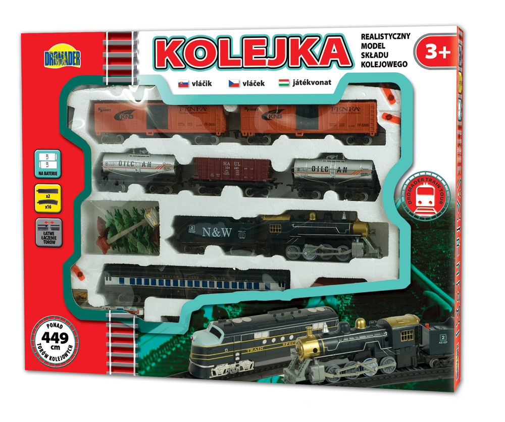 

Dromader Ogromna Kolejka Elektryczna 449 cm