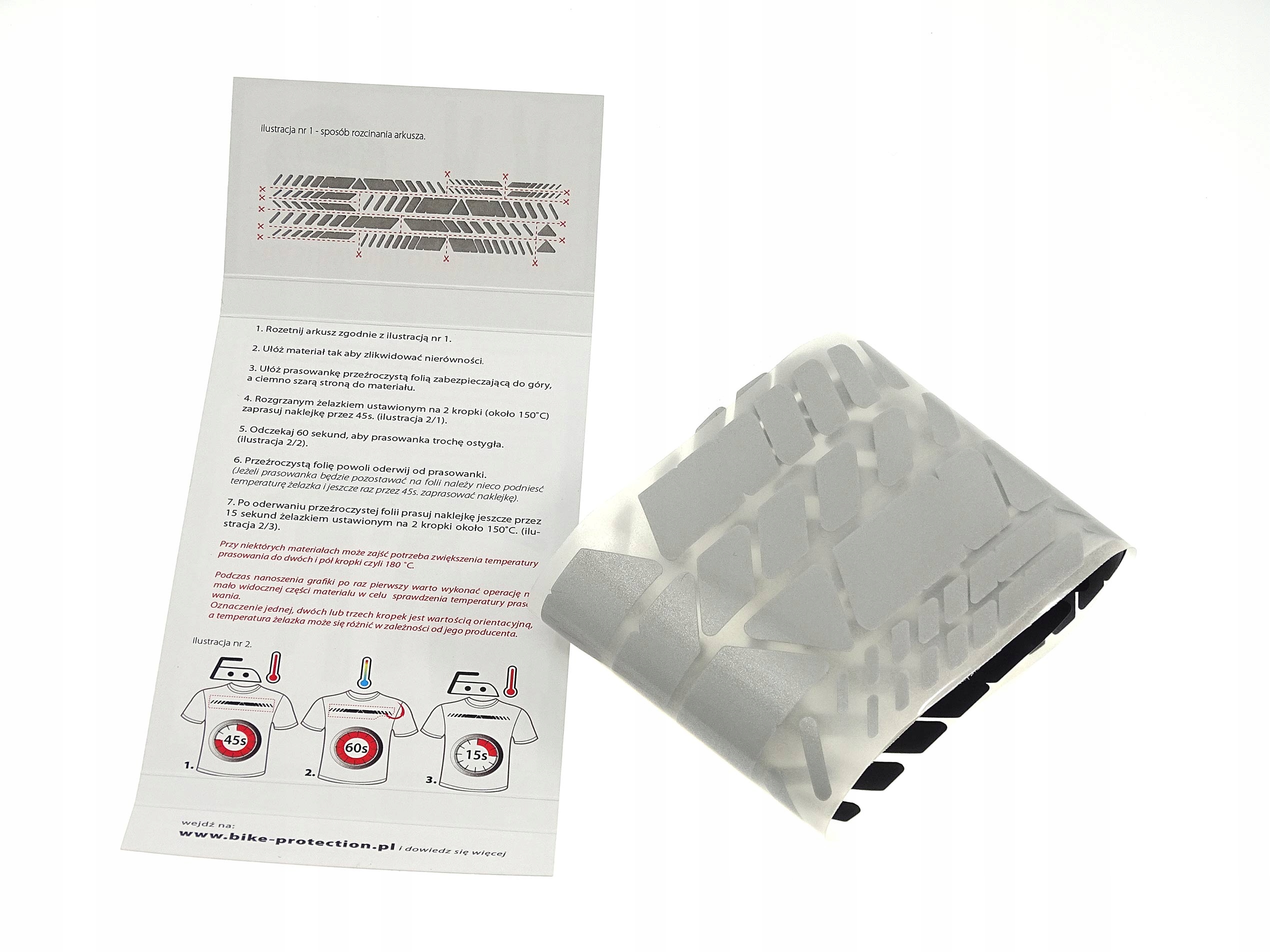 

Prasowanki odblaskowe odblaski na ubrania Unisex