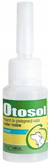 

Biofaktor Otosol -pielęgnacja uszu pies/kot 25 ml