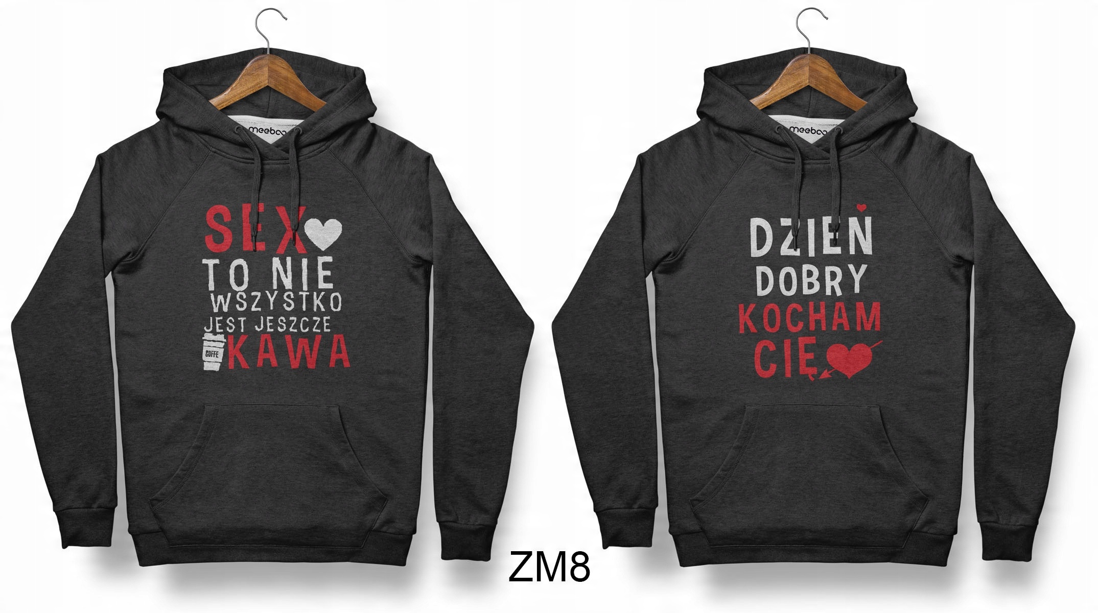 

Bluzy Dla Par Z Kapturem Walenty Bestia Piękna XL