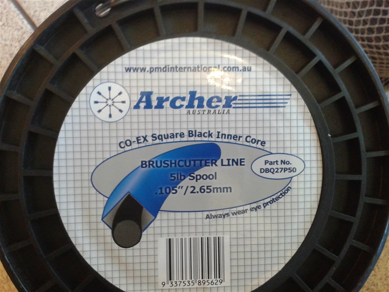 żyłka z DRUTEM XXXL do kosy spalinowej MOCNA Każda 2,7mm 306m głowicy bębna Marka Archer Australia