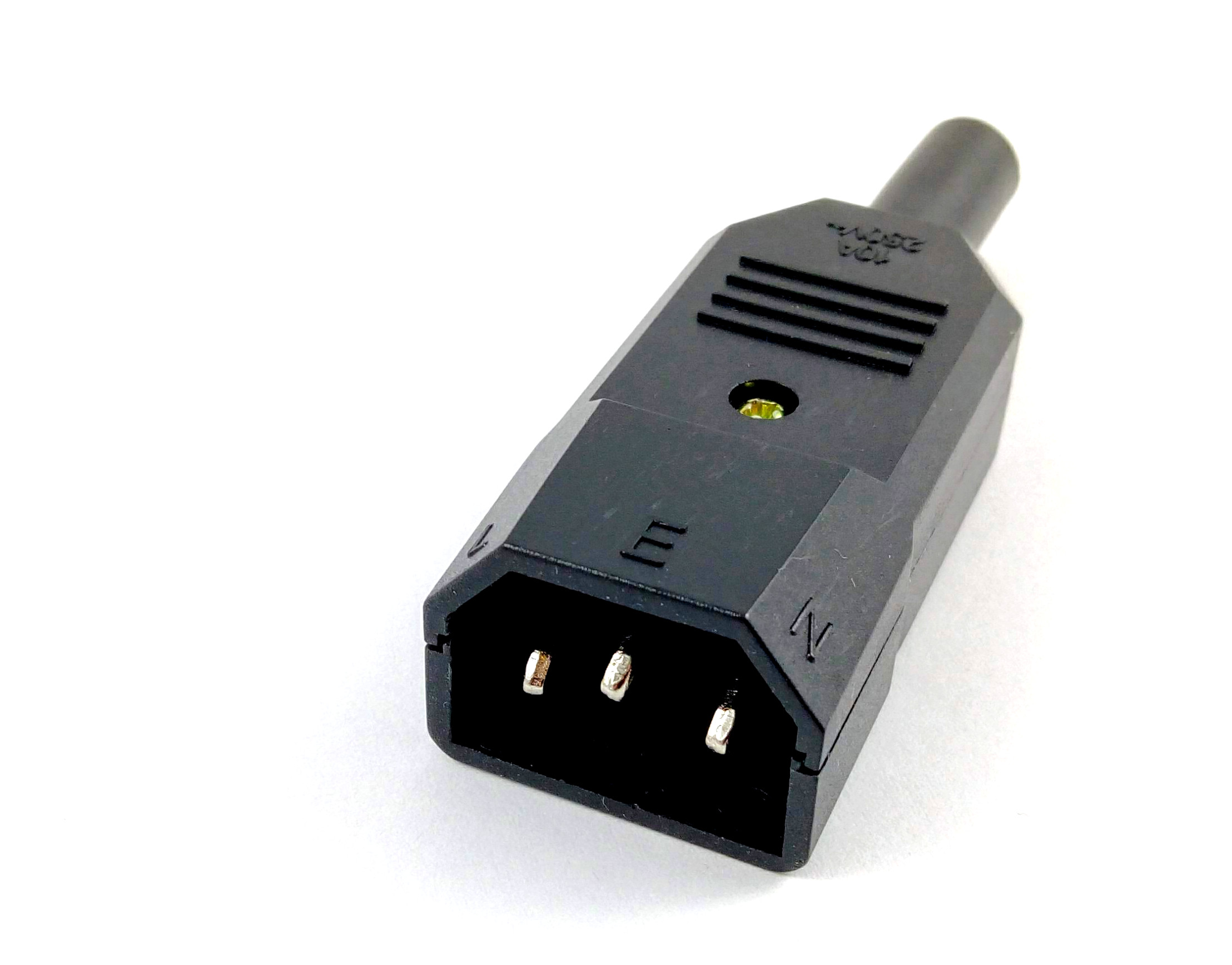 

Wtyk zasilający Ac Iec 3 pin (męski) na kabel