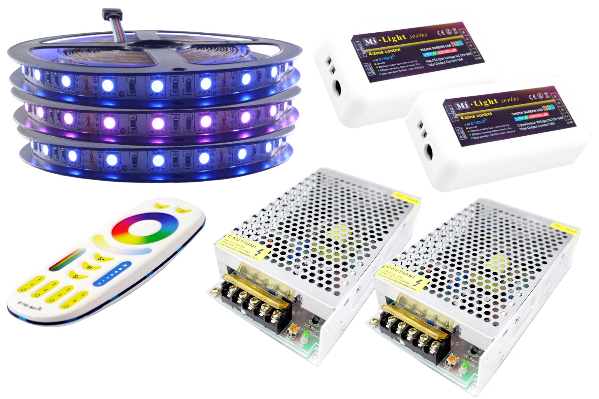 

Zestaw taśma Led 300 Rgb 5050 Mi-Light Premium 15m