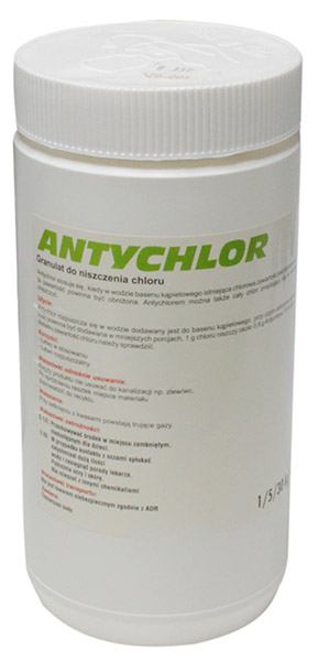 

Antychlor Granulat Do Dezaktywacji Chloru 1 kg