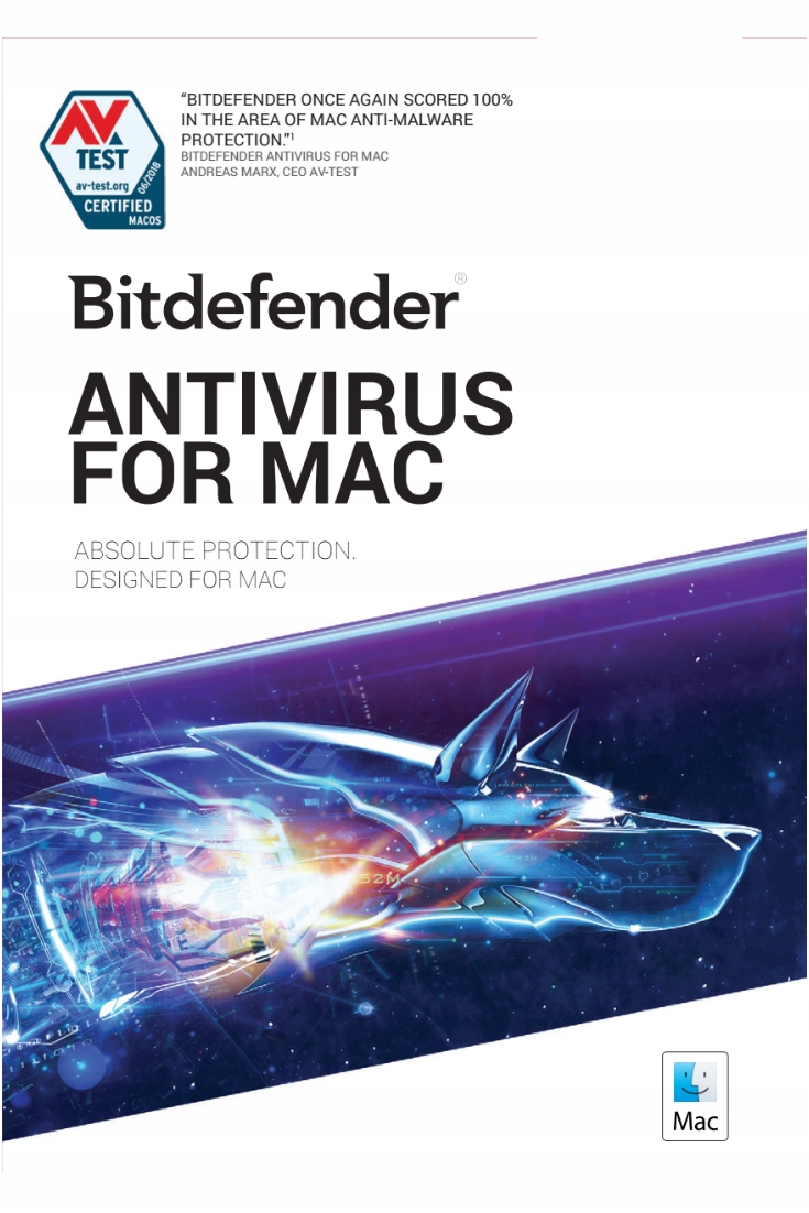 

Bitdefender Antivirus for Mac 2019 - 1 St, 2 Lata