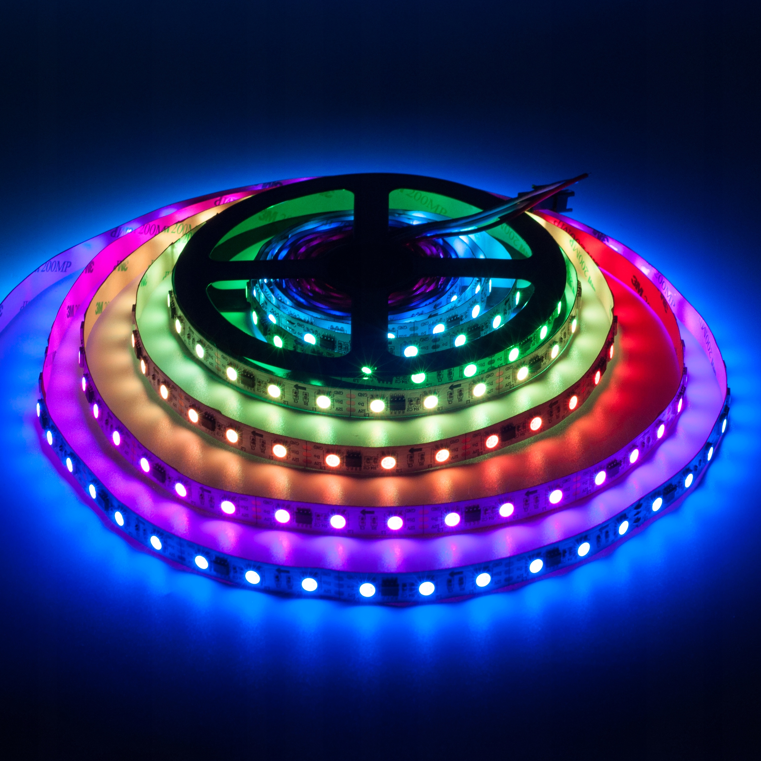Taśma cyfrowa LED CZARNA RGB WS2811 12 V 5m Kod producenta 5m TAŚMA CYFROWA LED RGB 60 d/m WS2811