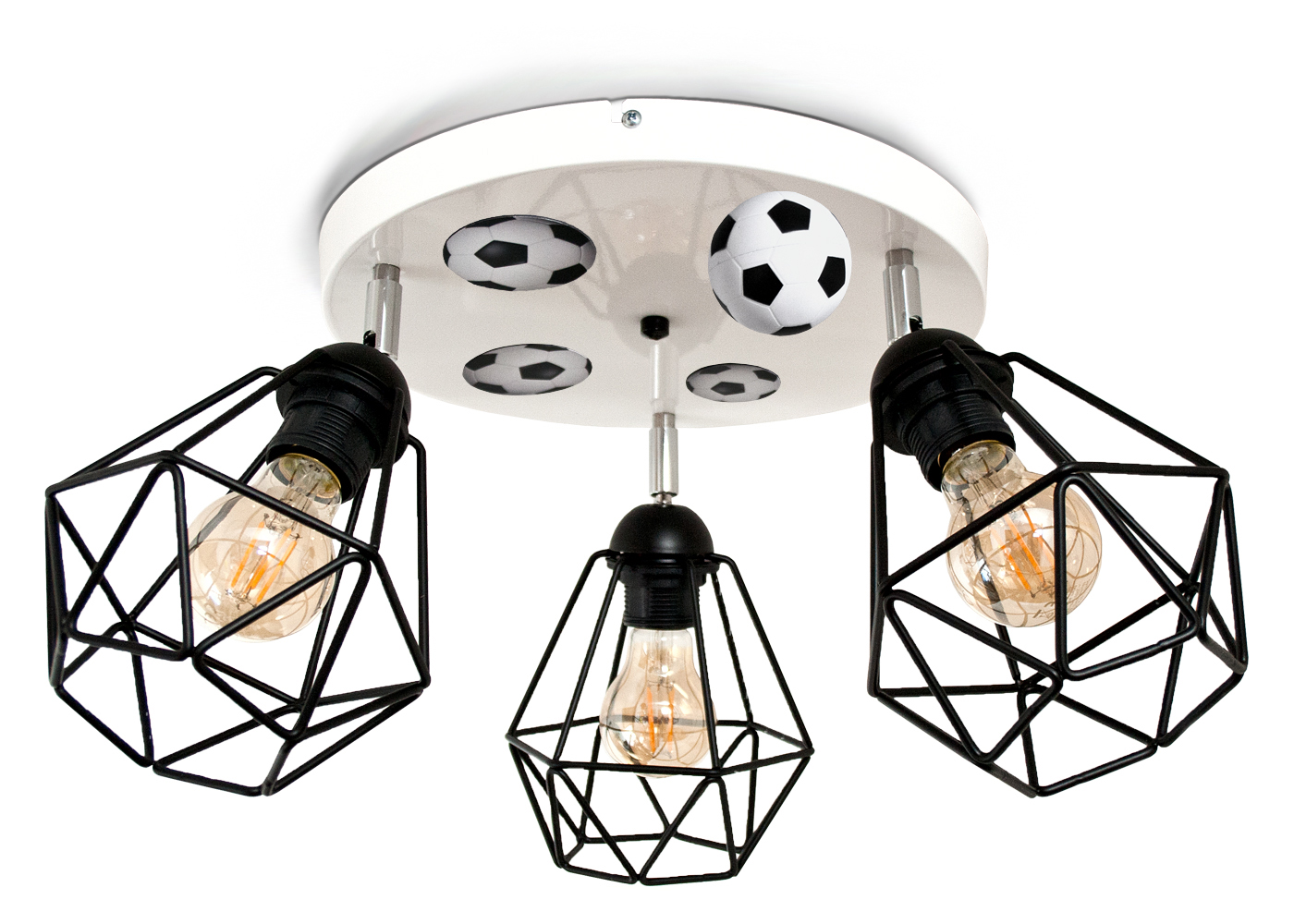 

Ciekawa Lampa sufitowa Mundial 3 Diamond można Led
