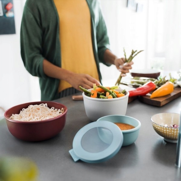 CIRQULA ZESTAW 3 MISKI POJEMNIKI SZCZELNE ŻYWNOŚĆ Pojemność 1.25 l
