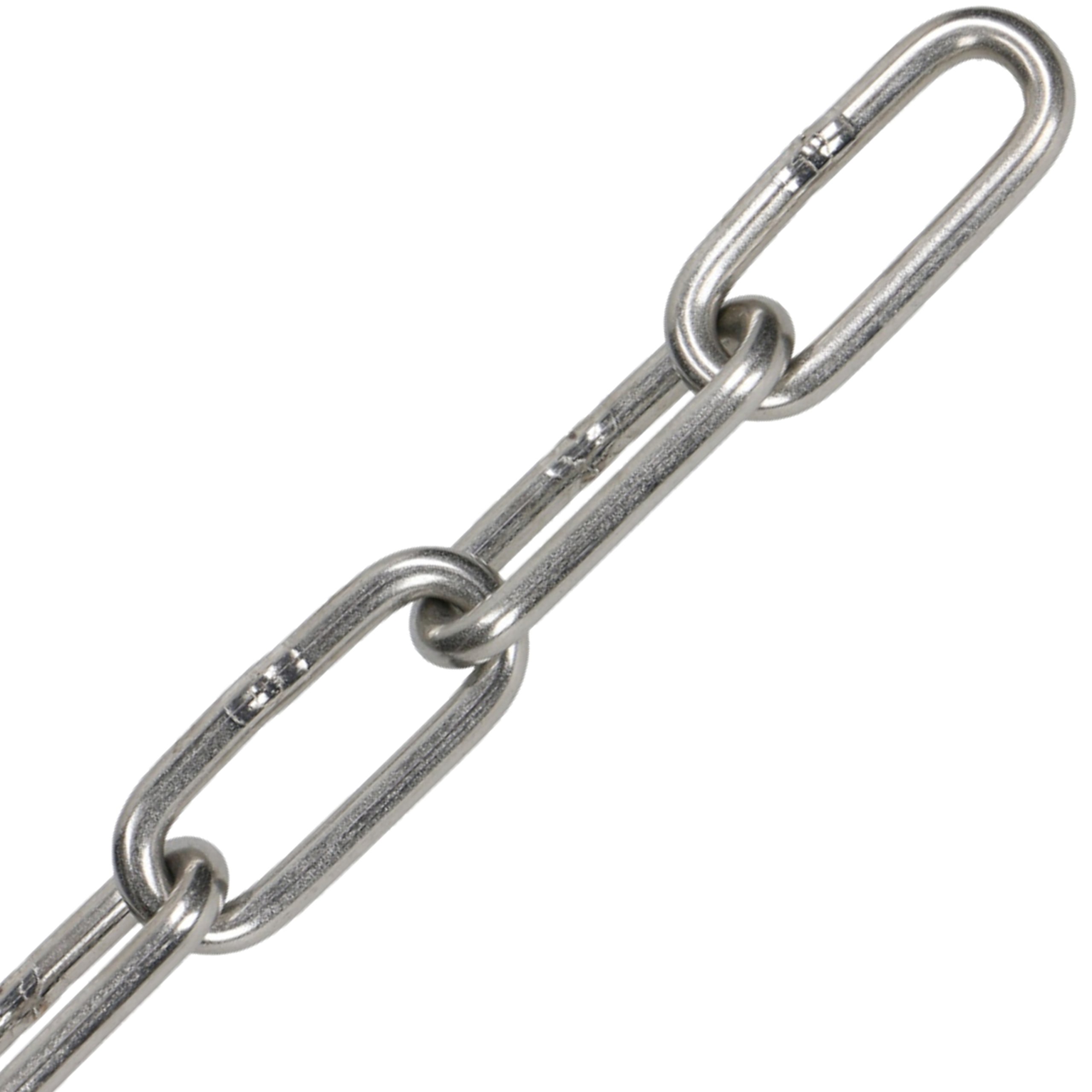 

Łańcuch Nierdzewny Kwasoodporny D=3MM Din 763