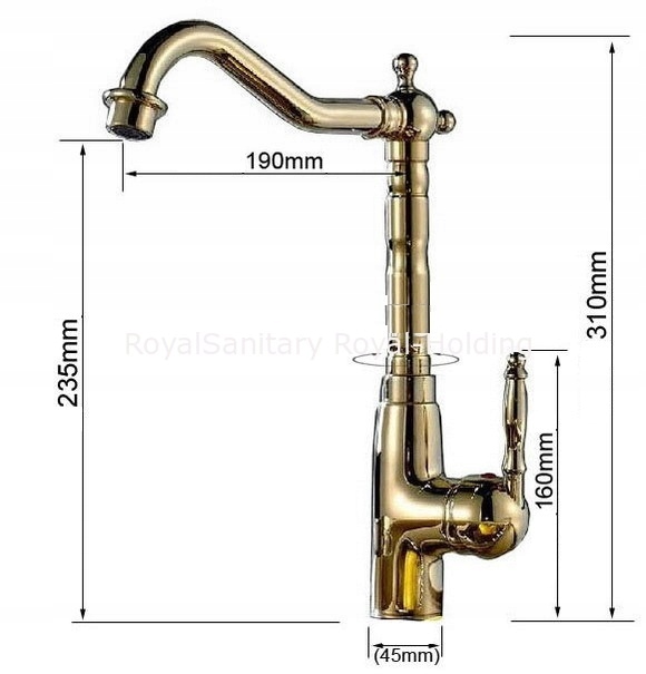 DREZOVÁ BATÉRIA GOLD RETRO GOLD GOLD Kód výrobcu XR-GZ-8103K BAT.  ZLE