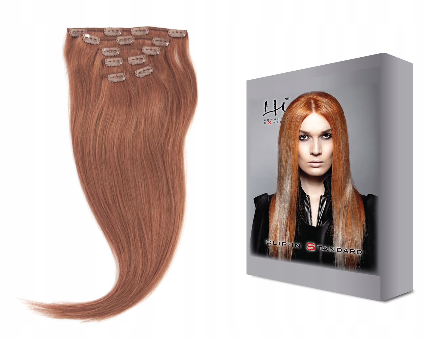 #30 – 40-45 cm 6dílná sada přírodních vlasů