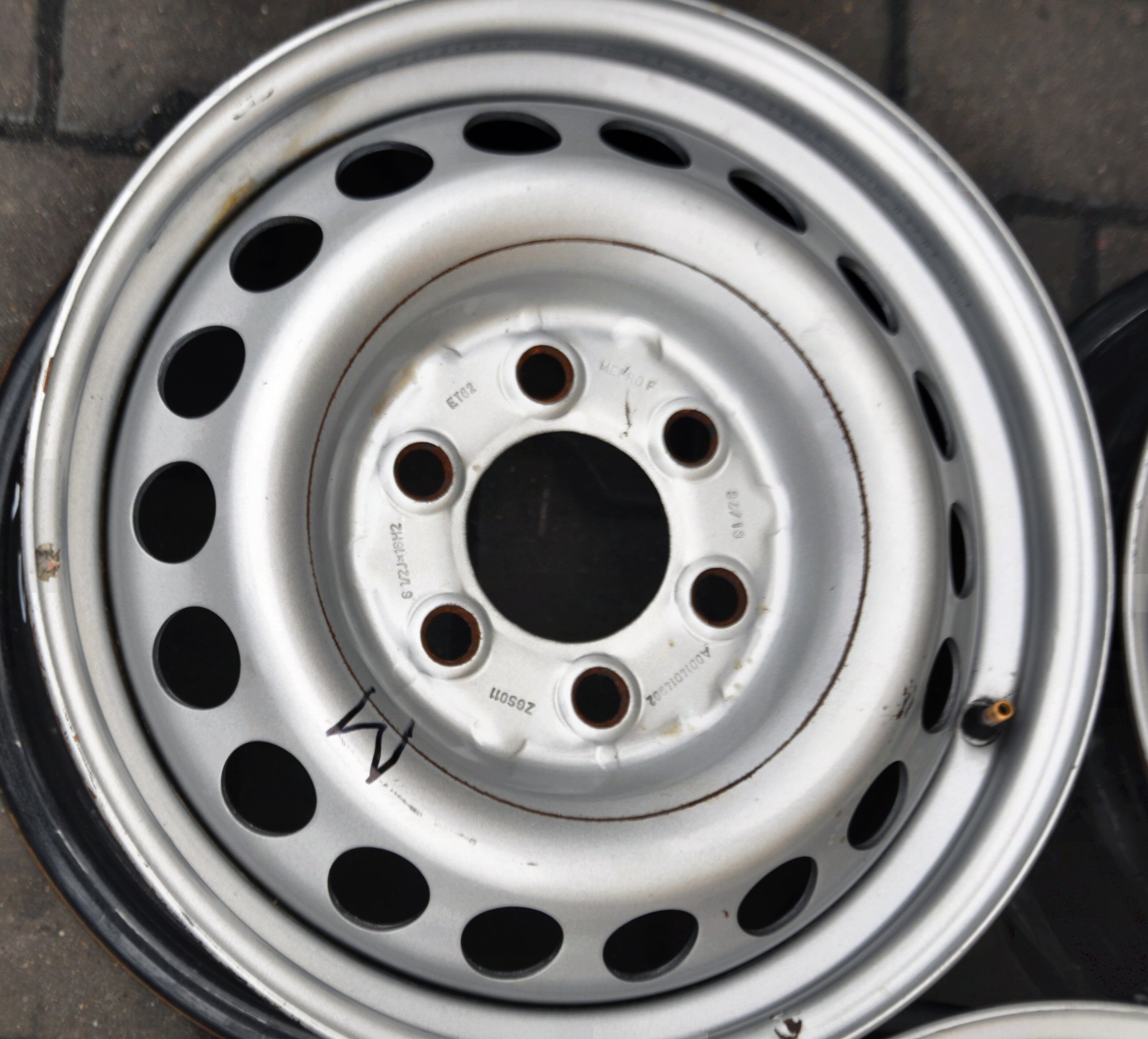 FELGA STALOWA MERCEDES SPRINTER VW CRAFTER 6 5x16 Producent code 1665613062841